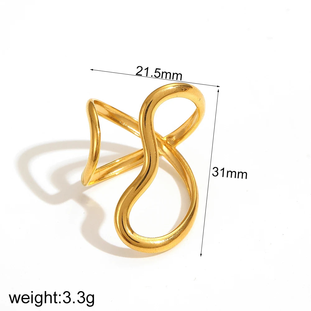 STYLISH IRREGULAR RINGS