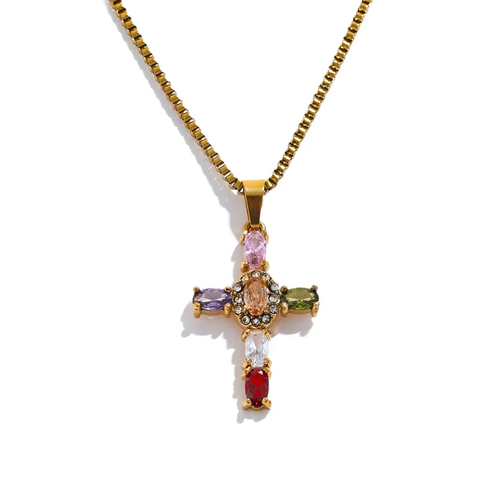 ALANIA CROSS NECKLACE