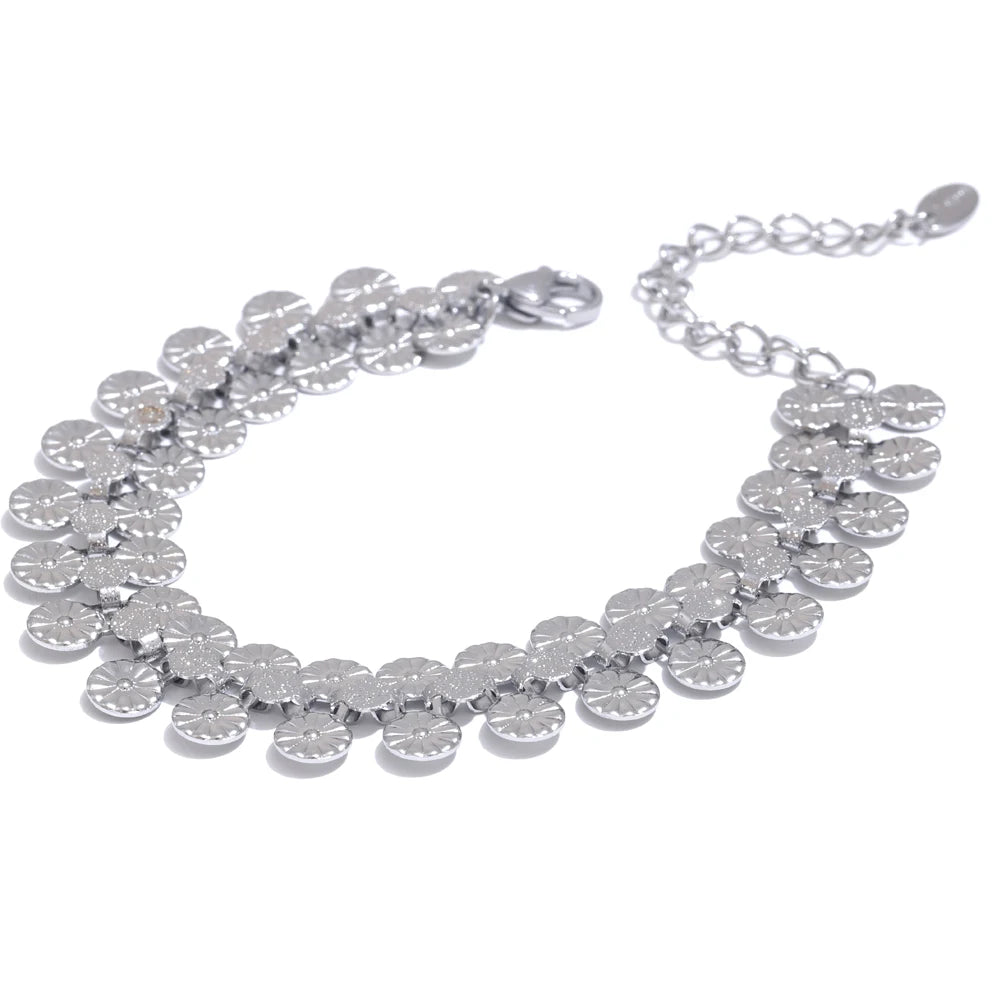 CORA GOLDEN NECKLACE/BRACELET SET