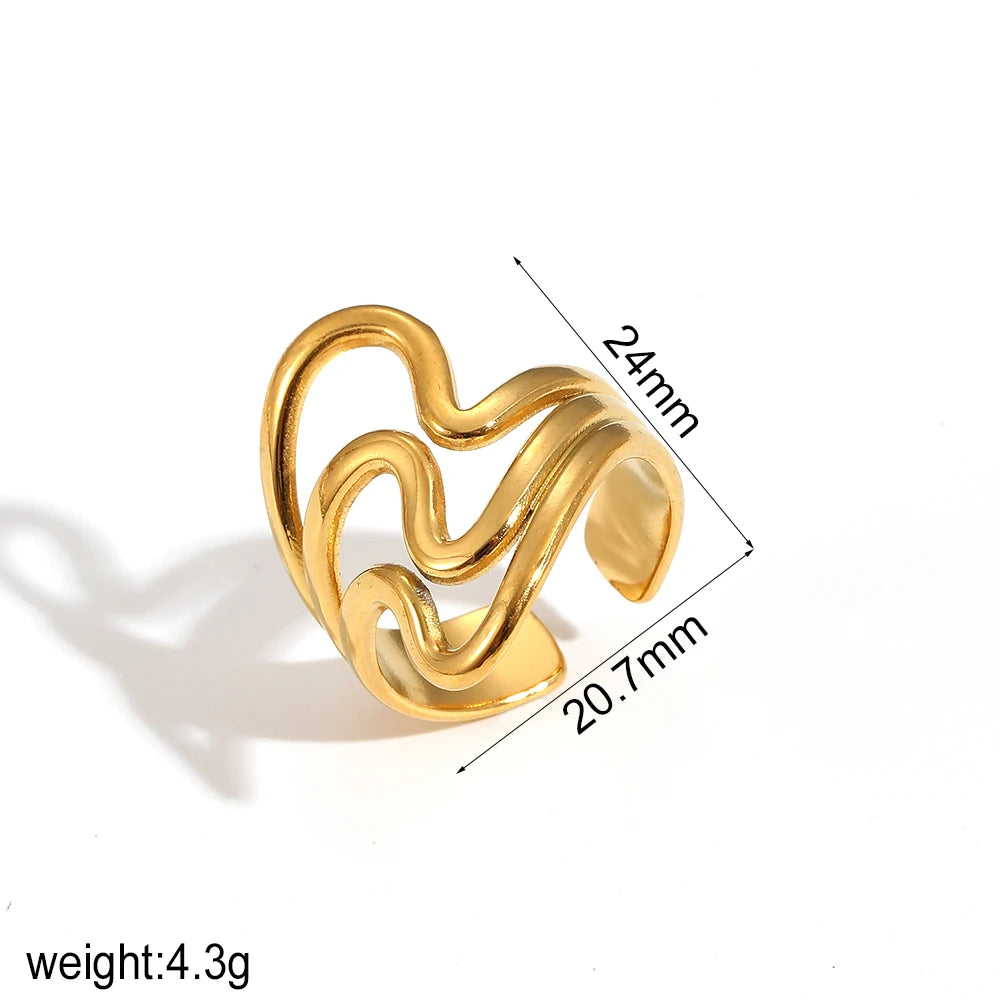 STYLISH IRREGULAR RINGS