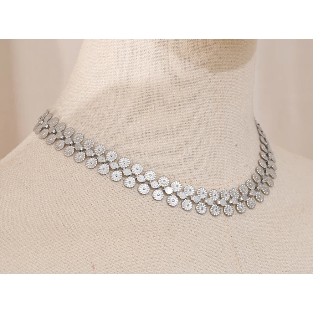 CORA GOLDEN NECKLACE/BRACELET SET