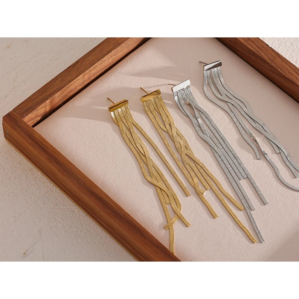 BARBARA GOLDEN WAVES EARRINGS