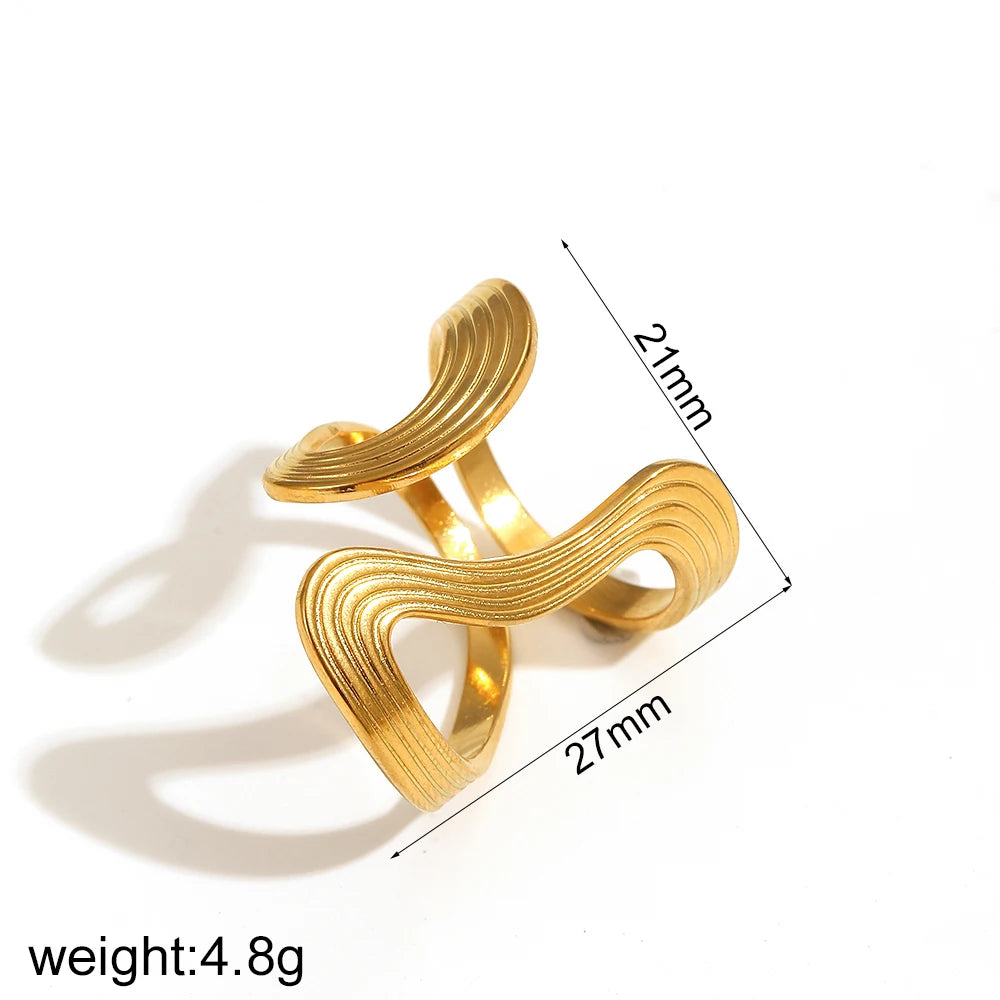 STYLISH IRREGULAR RINGS