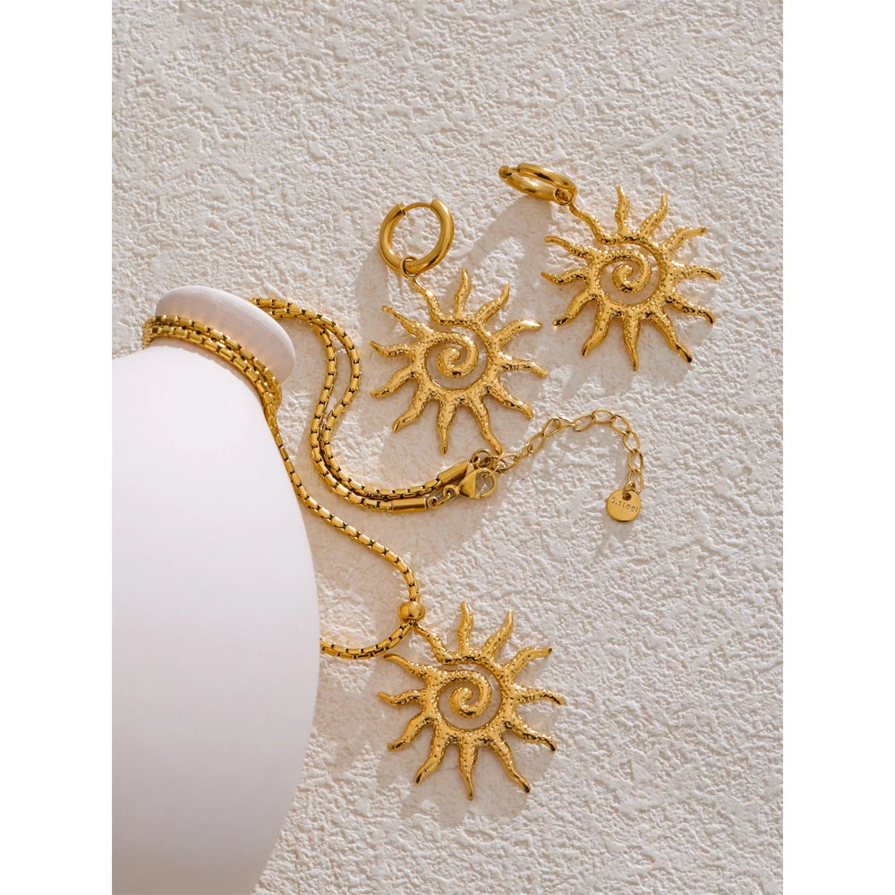 SUNNY DAY NECKLACE AND EARRINGS SET