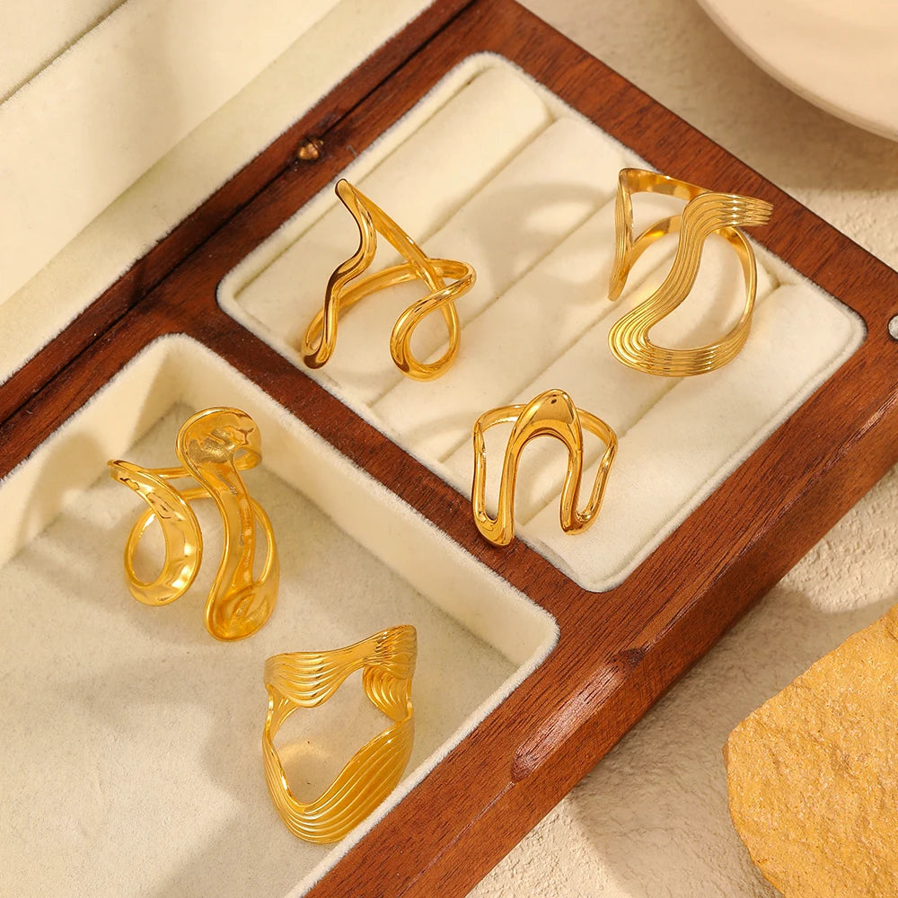 STYLISH IRREGULAR RINGS