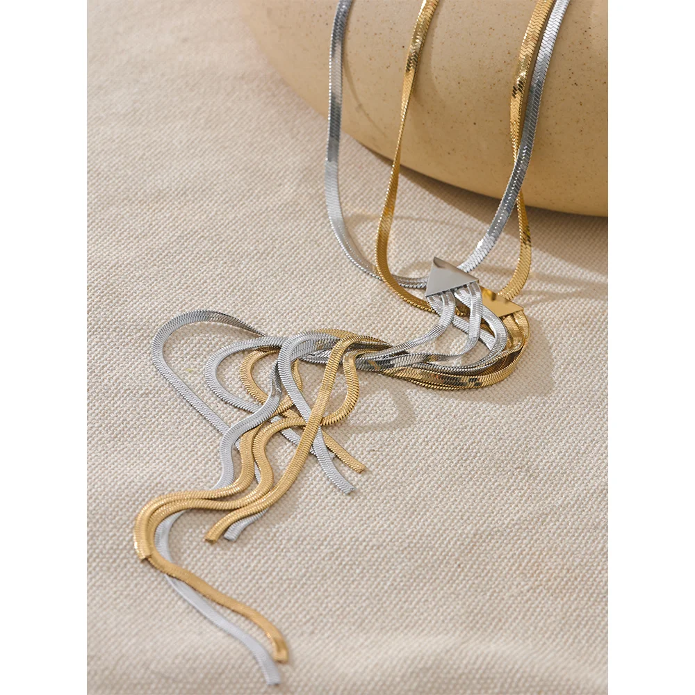 BARBARA GOLDEN WAVES NECKLACE