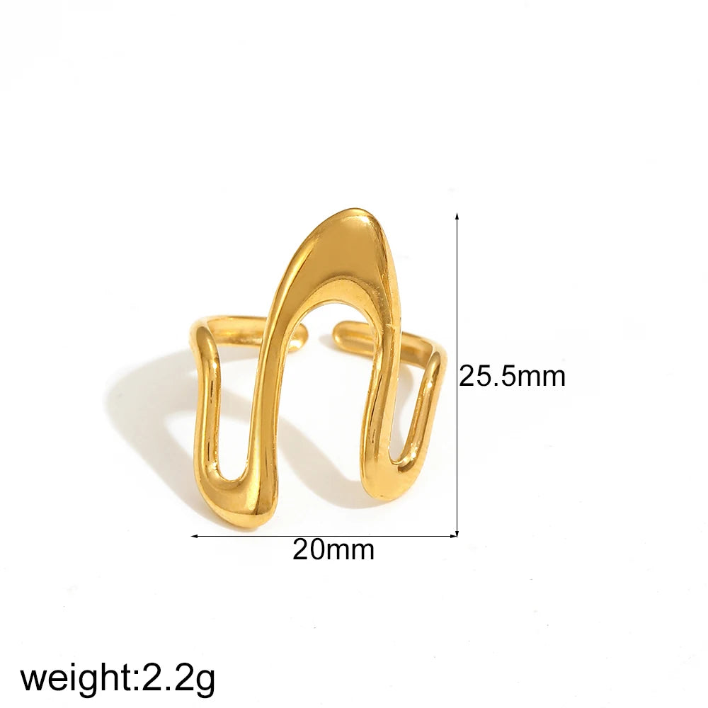 STYLISH IRREGULAR RINGS