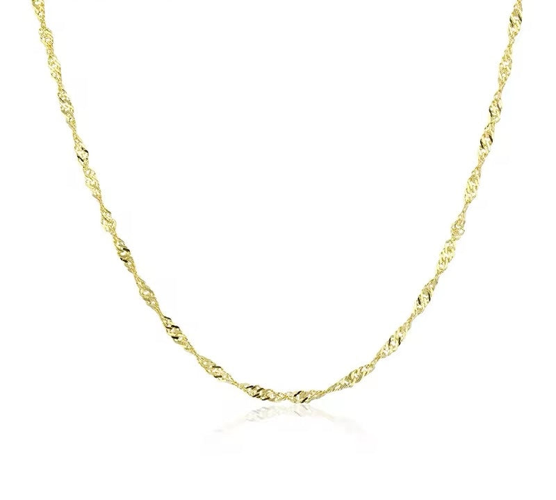 WAVE CHAIN NECKLACE