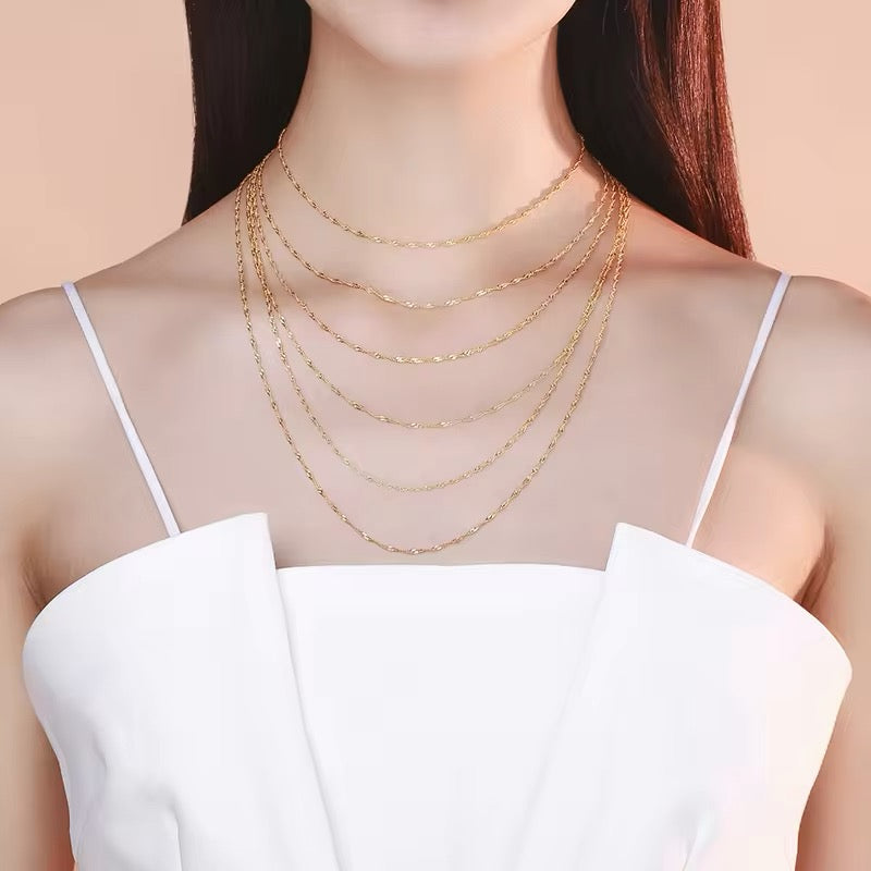 WAVE CHAIN NECKLACE