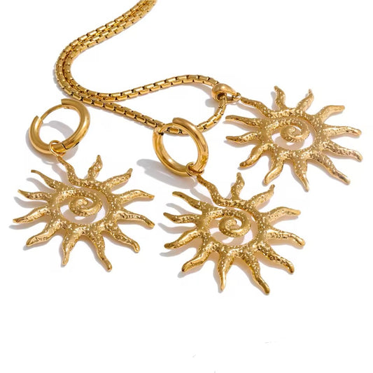 SUNNY DAY NECKLACE AND EARRINGS SET