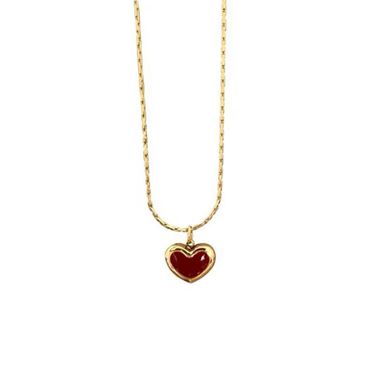 RED HEART NECKLACE