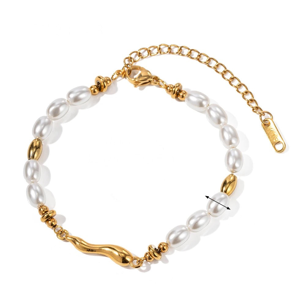 ROUND PEARLS BRACELET