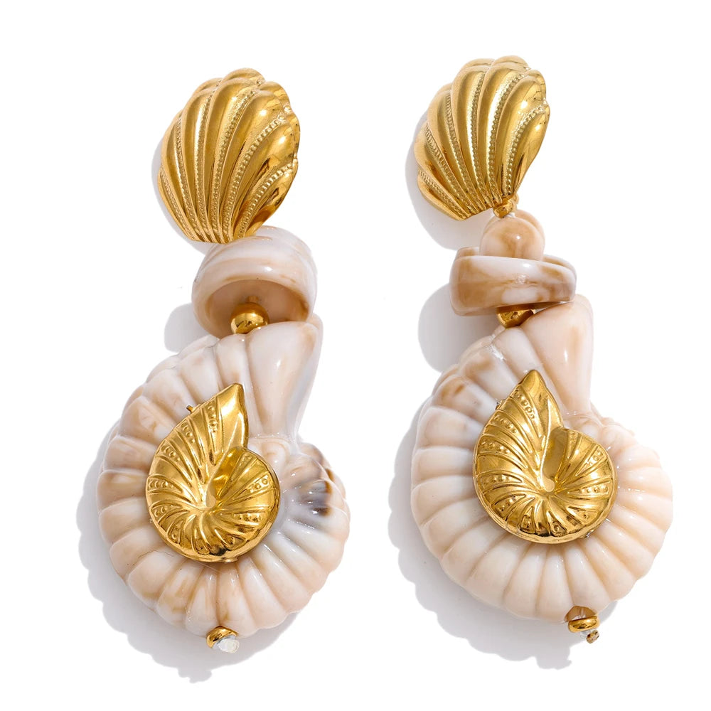 URANUS SHELLS EARRINGS