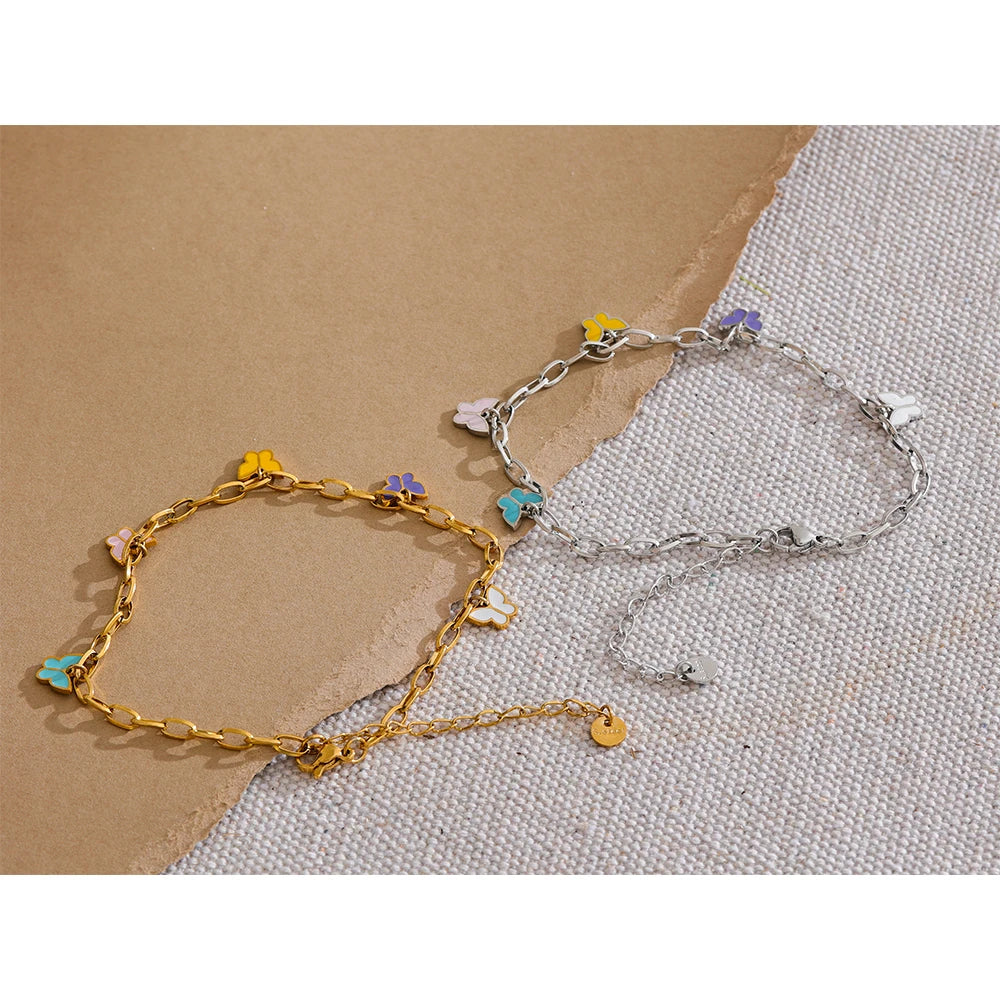 LYRA BUTTERFLY ANKLET