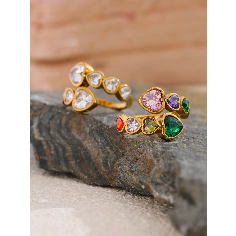 SHINY HEARTS RING