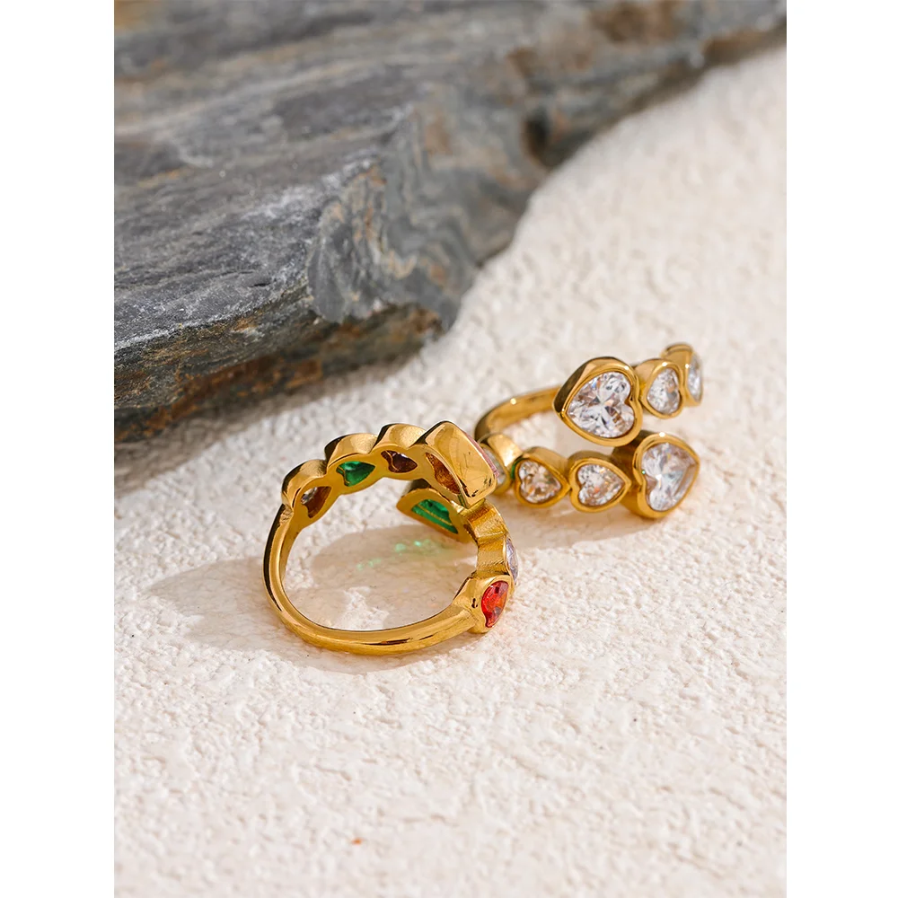 SHINY HEARTS RING