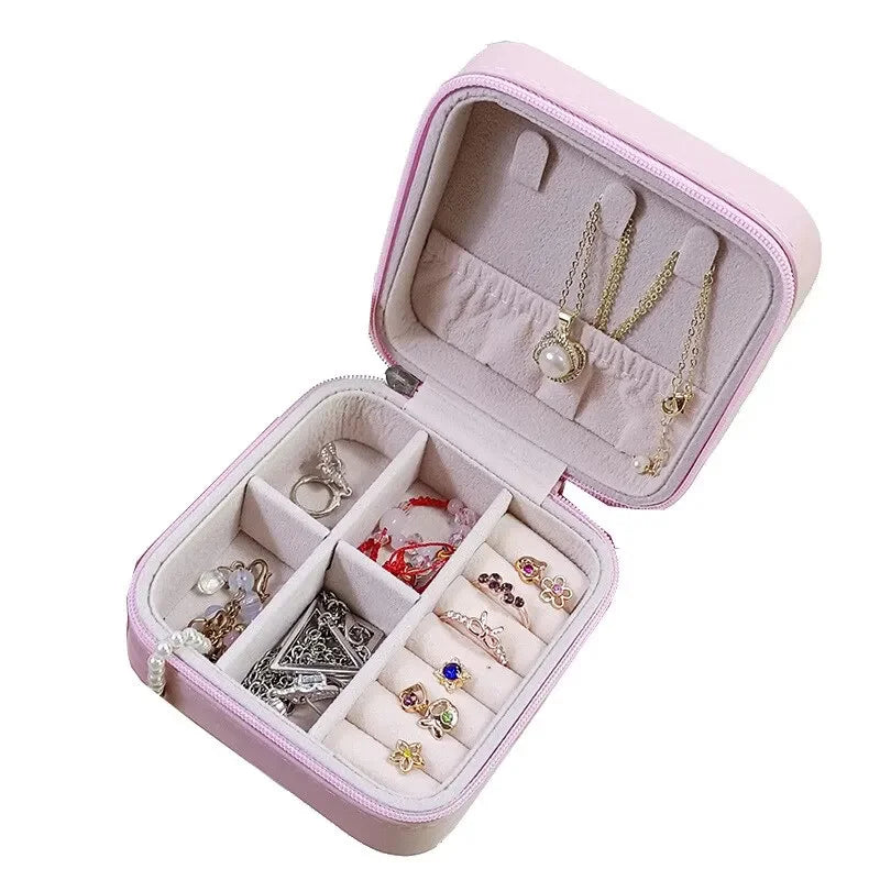 LEATHER JEWELRY ORGANIZER