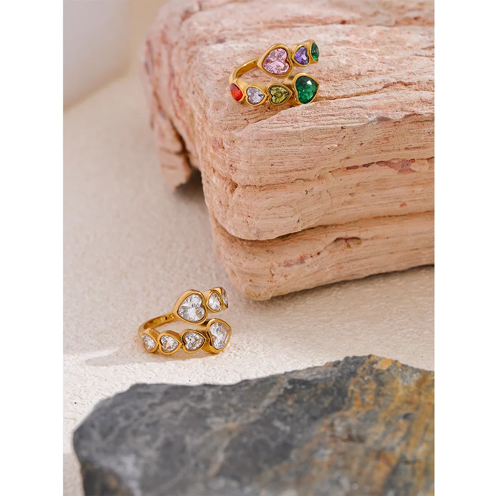 SHINY HEARTS RING