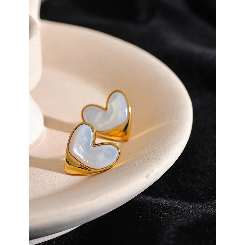 LUXE HEART EARRINGS