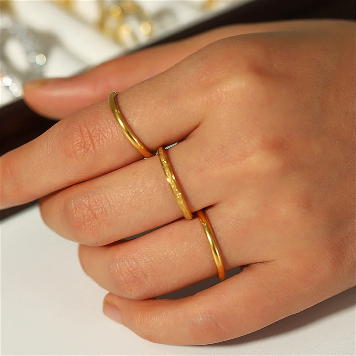 THIN RINGS SET