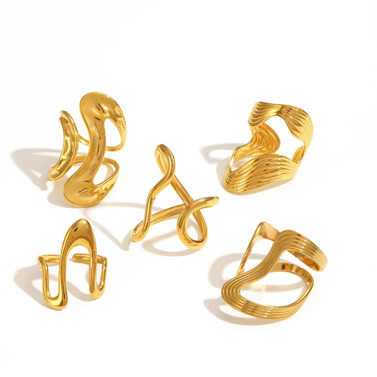 STYLISH IRREGULAR RINGS